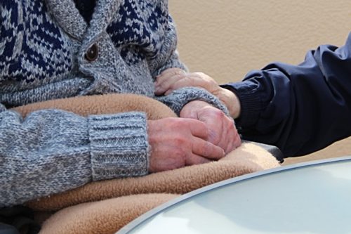 elder hands